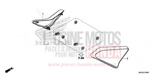 SIDE COVER CMX500AP de 2023